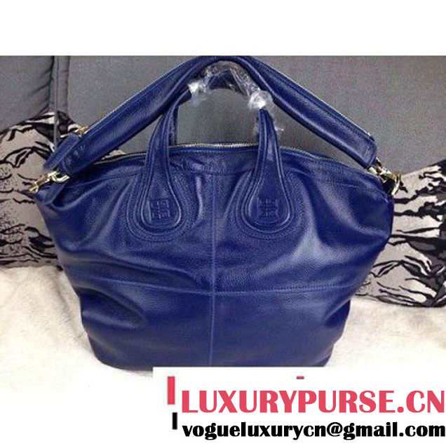 Givenchy Blue Calfskin Nightingale Medium Bag (2B082-1984 )