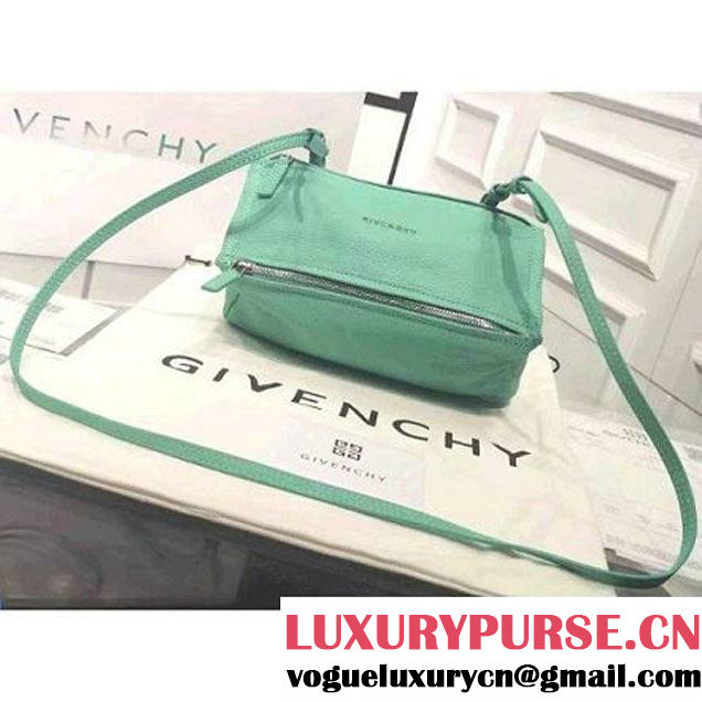 Givenchy mini pandora shoulder bag in Original Deerskin Light Green (GAODE-082447 )