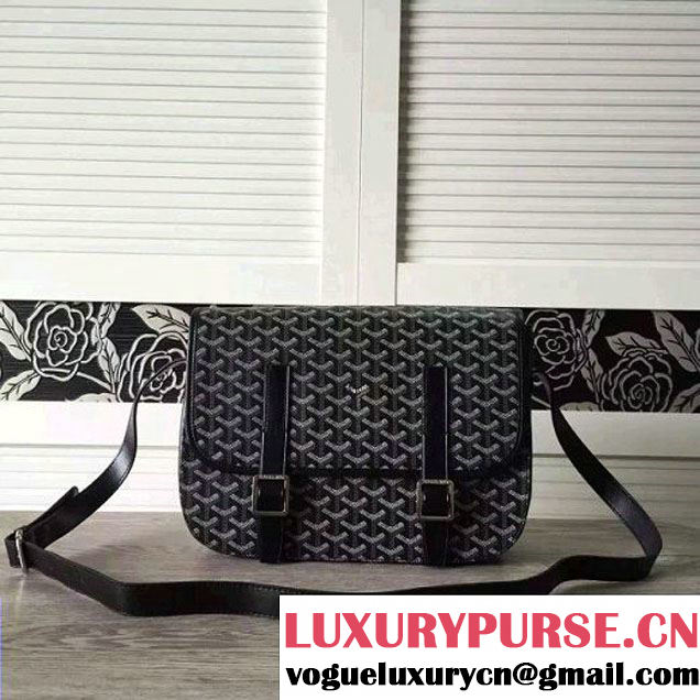 Goyard Small/Large Messenger Shoulder Bag Black (1A171-010447 )