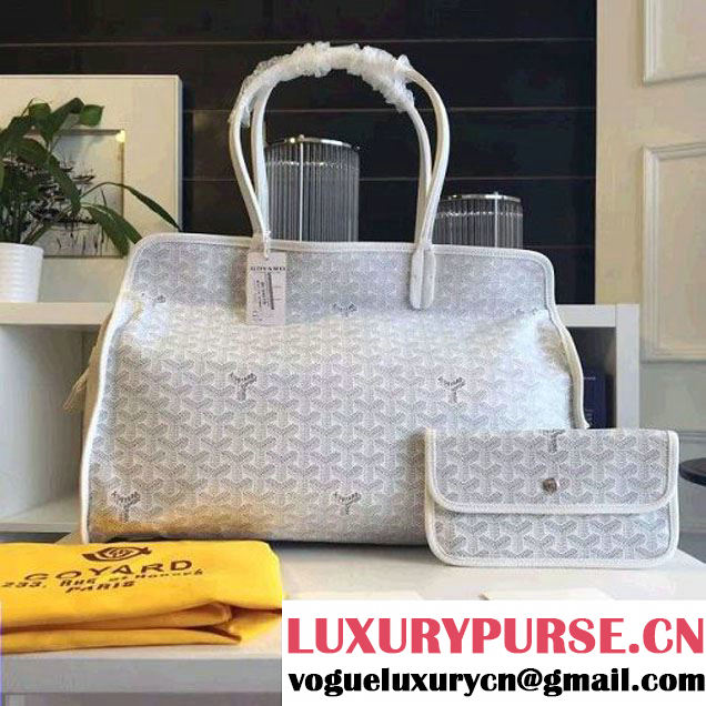 Goyard Sac Hardy Tote Bag PM White (1A171-6083034 )