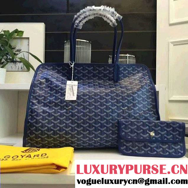 Goyard Sac Hardy Tote Bag PM Navy Blue (1A171-6083039 )