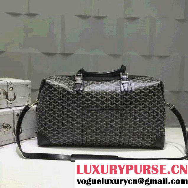 Goyard Boeing Travel Luggage Bag Black (1A171-6090207 )