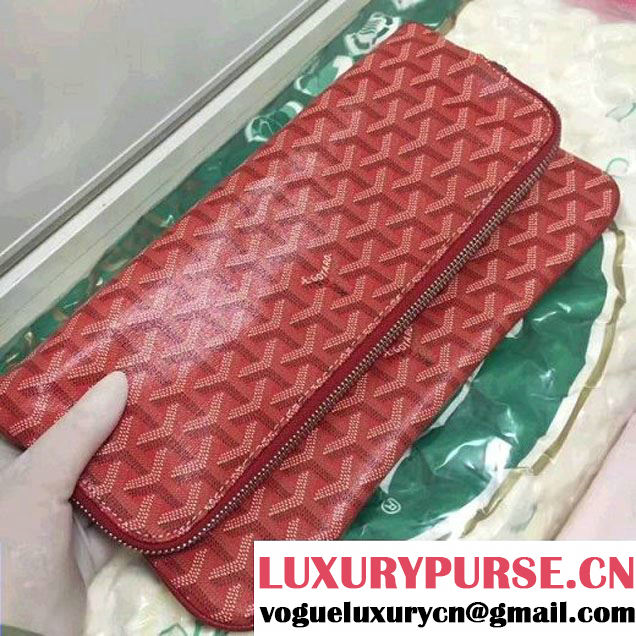 Goyard The Sainte Marie Clutch Red 2017 (1A171-7062939 )