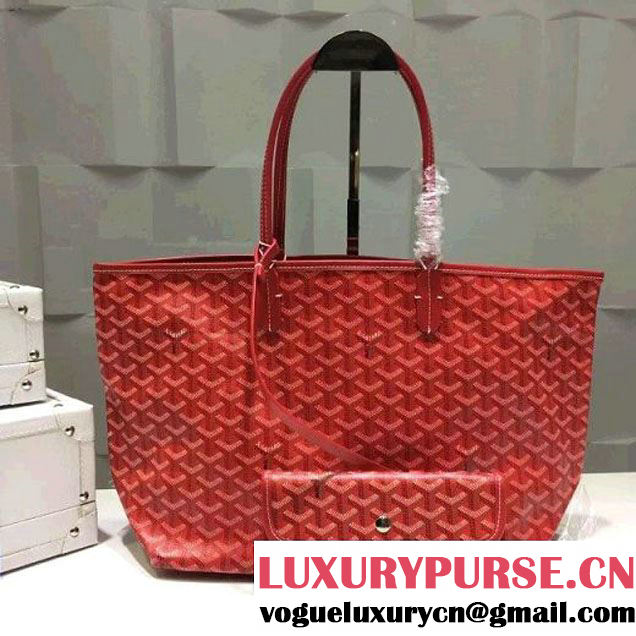 Goyard Medium/Large Shipping Tote Bag in Red (1a178-6061235 )