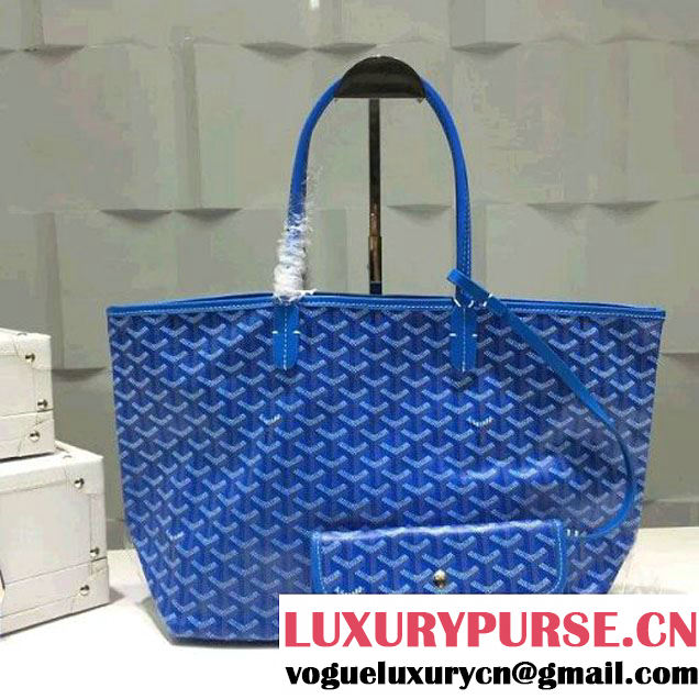 Goyard Medium/Large Shipping Tote Bag in Bright Blue (1a178-6061245 )