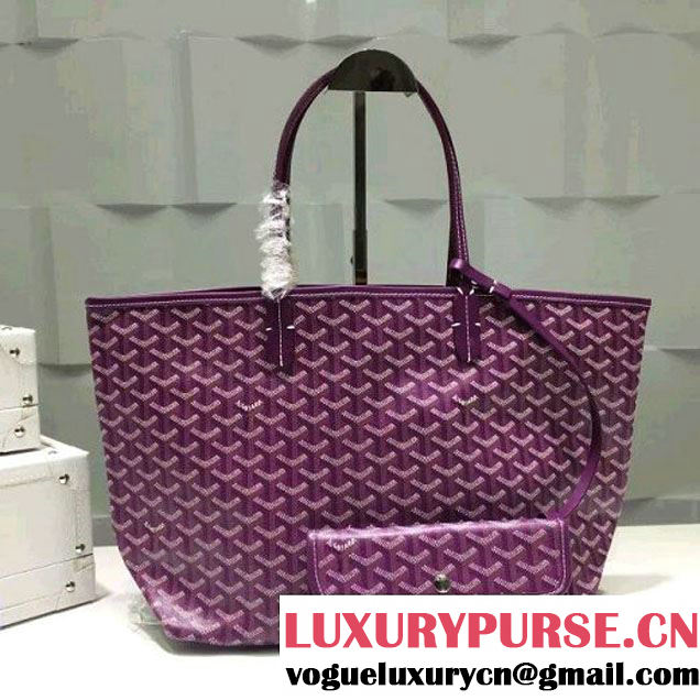 Goyard Medium/Large Shipping Tote Bag in Purple (1a178-6061246 )