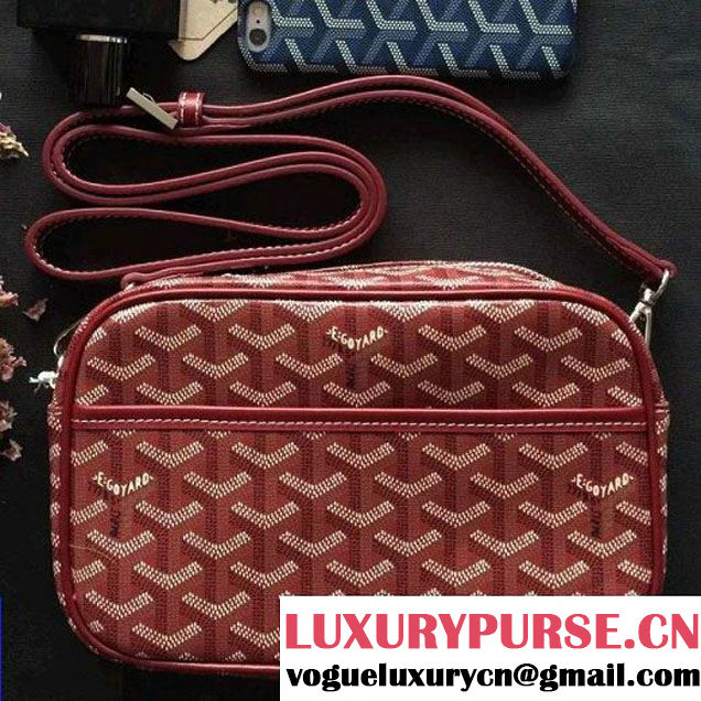 Goyard Camera Case Bag Burgundy (1A171-6062724 )