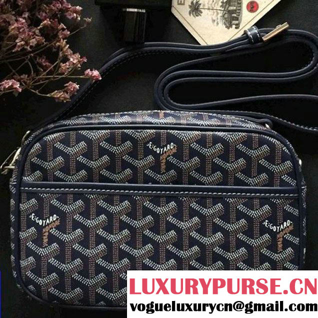 Goyard Camera Case Bag Deep Blue (1A171-6062725 )