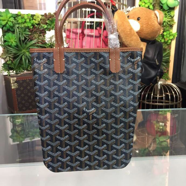 Goyard Mini Tote Bag 18cm Canvas Leather Spring Summer 2018 Collection Black