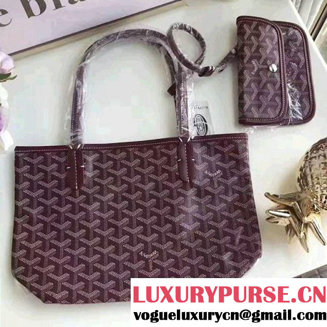 Goyard Mini Saint Louis Bag Burgundy (1A171-7103024 )