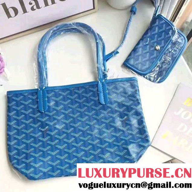 Goyard Mini Saint Louis Bag Light Blue (1A171-7103023 )