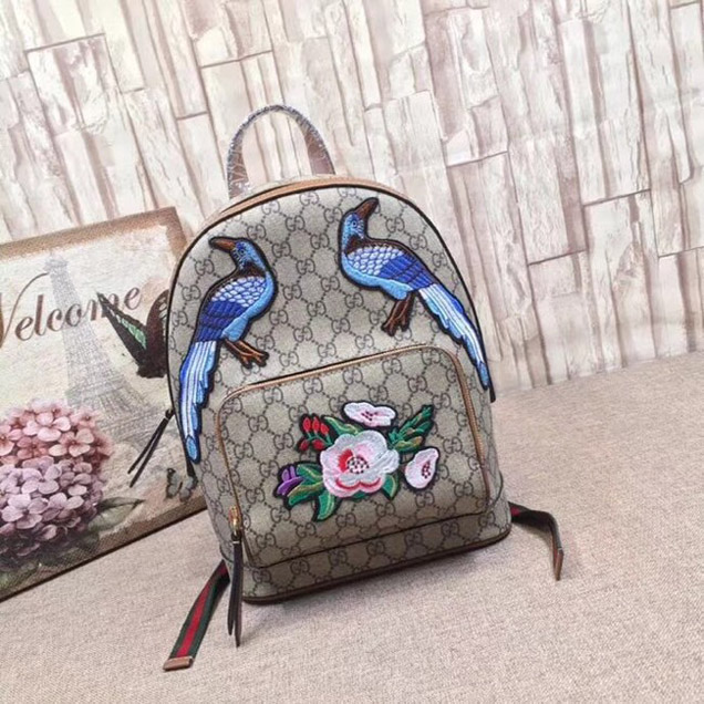 Gucci GG Supreme bees backpack 427042