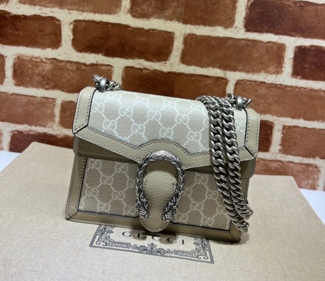 Gucci Dionysus GG Canvas Mini Bag 421970 Beige/White 2022