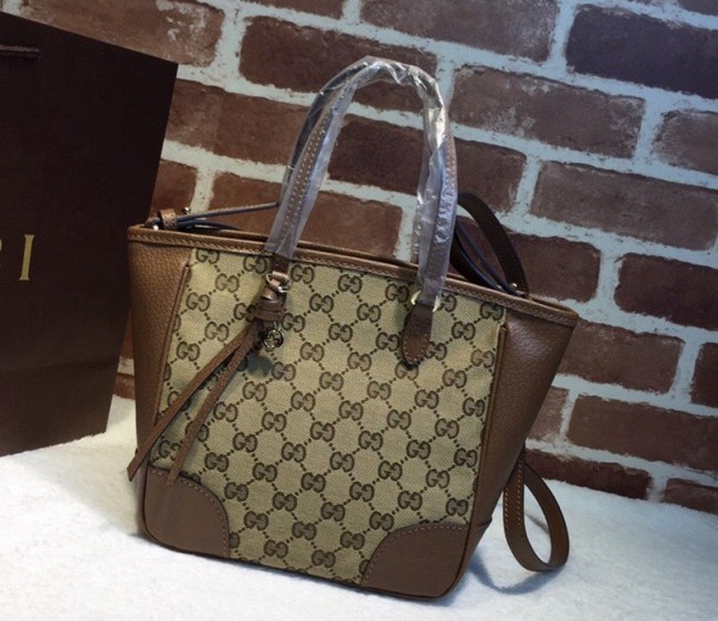 Gucci GG Canvas Mini Tote Bag 353121 Brown 2022