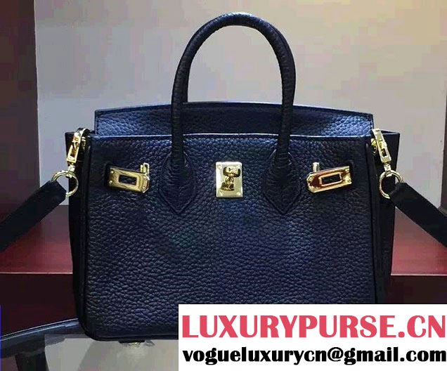 Hermes Togo Leather Birkin 20cm Mini Bag Black 2016