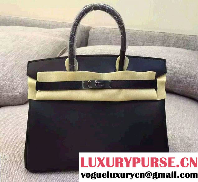 Hermes Birkin 35cm Bag in Original Box Leather So Black