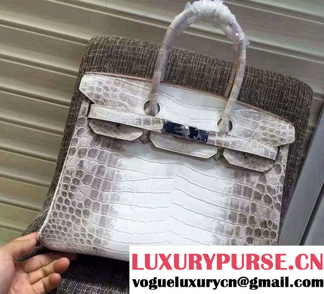 Hermes Crocodile Birkin 30/35cm Bag Himalaya 2016