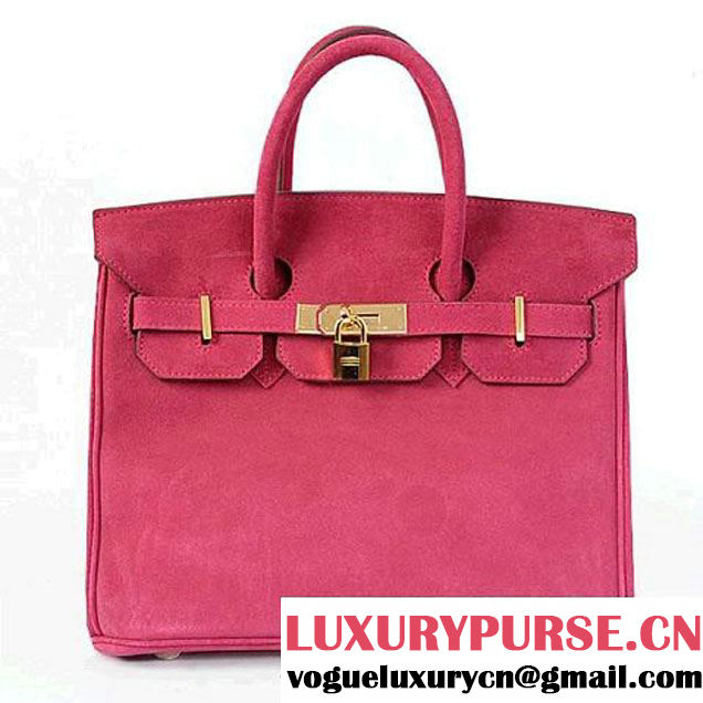 Hermes Birkin 30CM Tote Bag Nubuck Leather Peach