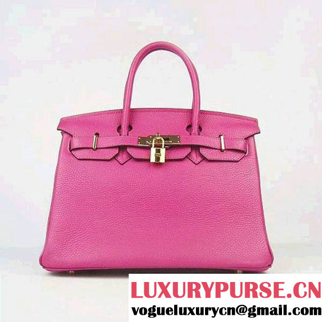 Hermes Birkin 30cmTogo Leather Bag Peachblow 6088