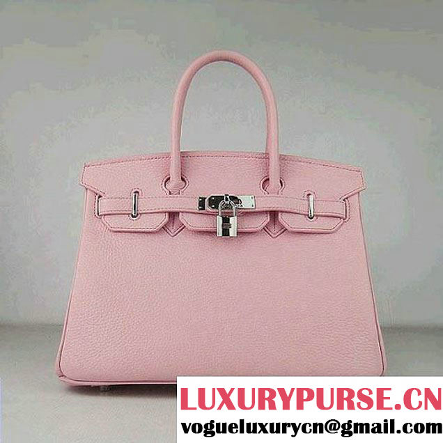 Hermes Birkin 30cm Togo Leather Bag Pink 6088