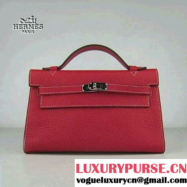 Hermes Kelly 22cm H008 Red bags