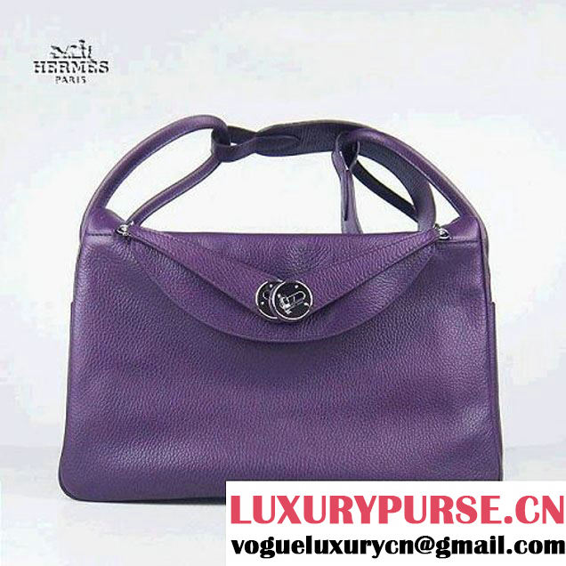 Hermes Women Shoulder Bag Light Purple 6208