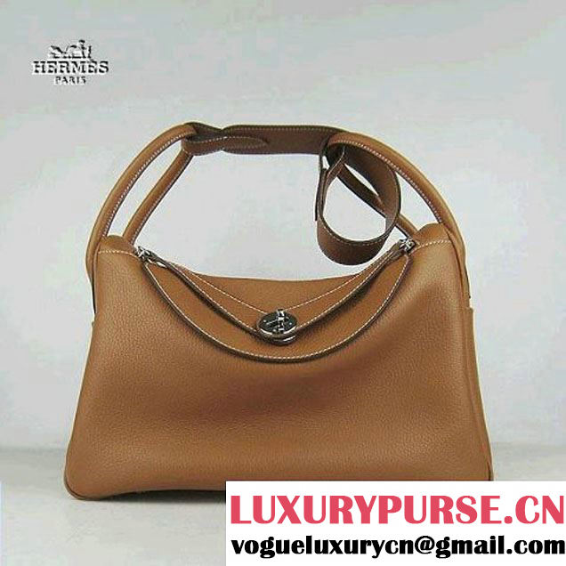 Hermes Women Shoulder Bag Light Coffee 6208