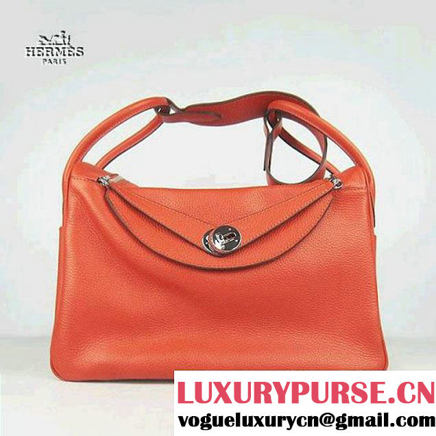 Hermes Women Shoulder Bag Orange 6208