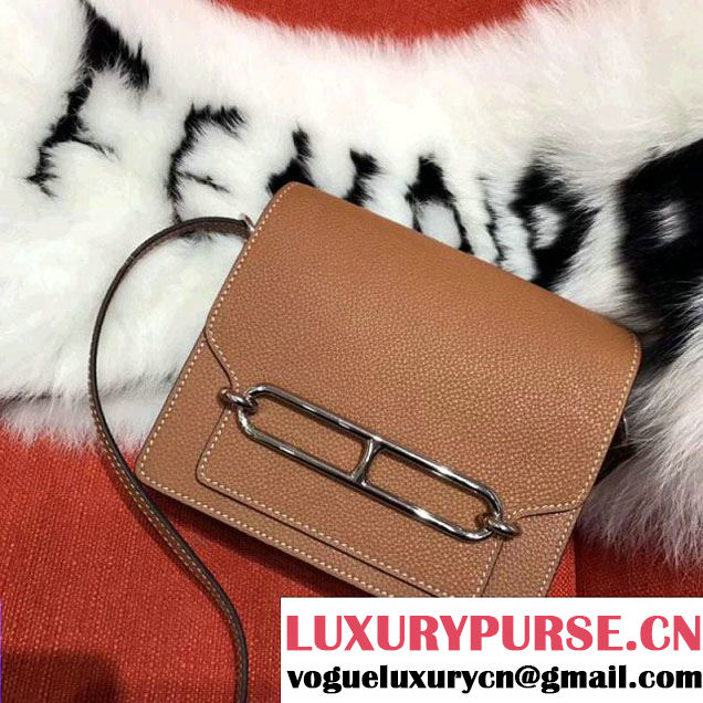 Hermes Sac Roulis Togo Leather Bag Brown 2017 (FL-7122255 )