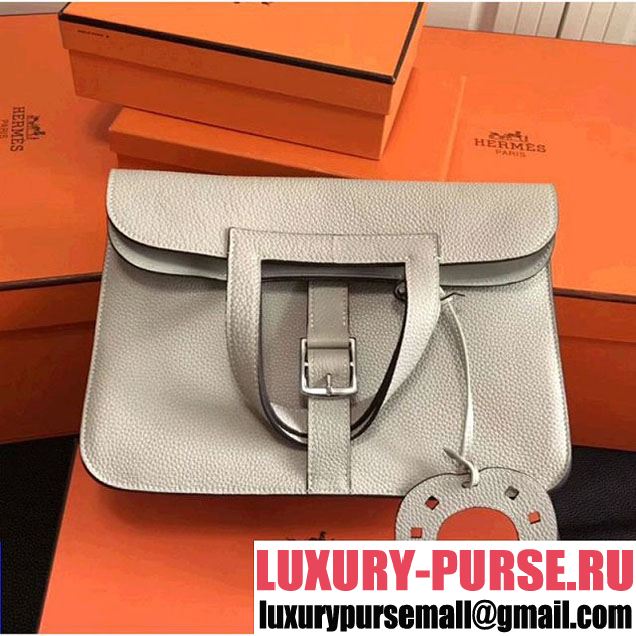 Hermes Halzan Togo Calfskin Leather Bag In Beige (FL-7122353 )