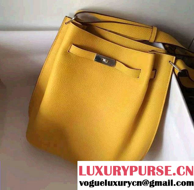 Hermes Original Togo Leather So Kelly 26cm Bag Yellow