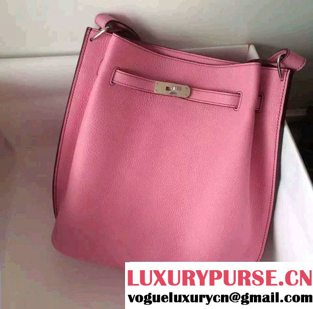 Hermes Original Togo Leather So Kelly 26cm Bag Pink