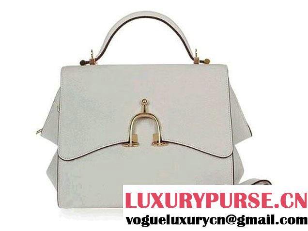 Hermes Stirrup Mini Top Handle Bag H-509118 OffWhite - $259.00