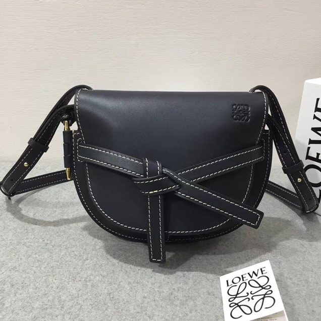 Loewe Original Calfskin Gate Small Bag Black