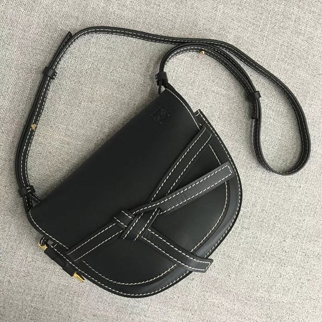 Loewe Original Calfskin Gate Bag Black