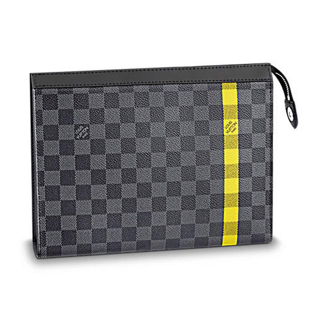 Louis Vuitton Pochette Voyage MM N60107 Damier Graphite Canvas