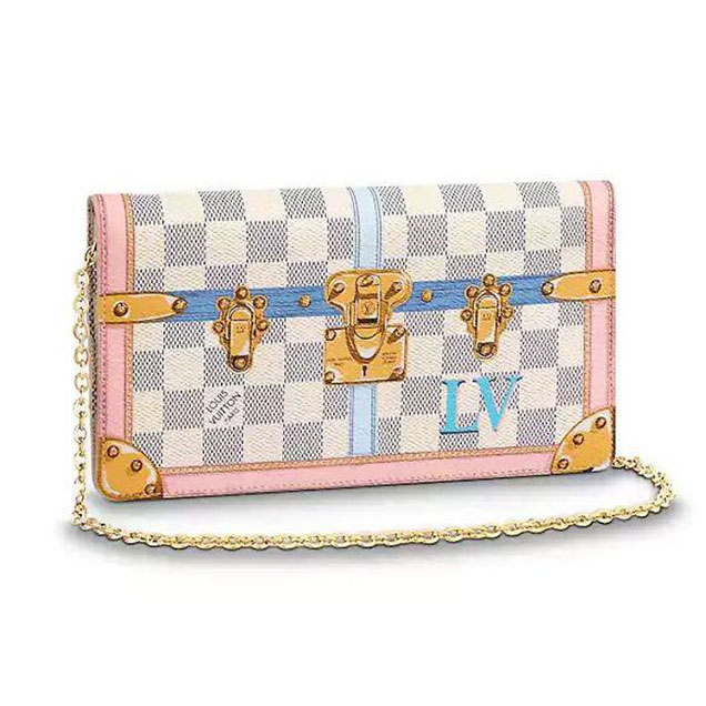 Louis Vuitton Damier Azur Canvas Pochette Weekend N60108