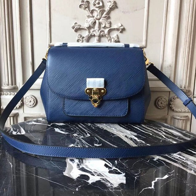 Louis Vuitton Epi Leather Boccador Bag M53336 Navy Blue