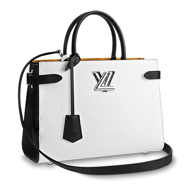 Louis Vuitton Epi Leather Twist Tote M53396 White