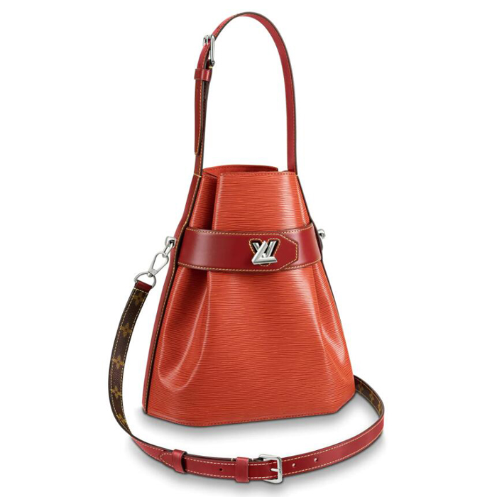 Louis Vuitton Twist Bucket M52927 Epi Leather Rust Orange