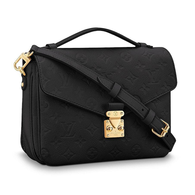 Louis Vuitton Pochette Metis 25cm Bag Monogram Empreinte Canvas Spring Summer 2018 Collection M41487 Noir