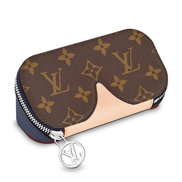 Louis Vuitton Emilie Glasses Case Monogram Canvas Fall Winter 2018 Collection GI0197 Navy