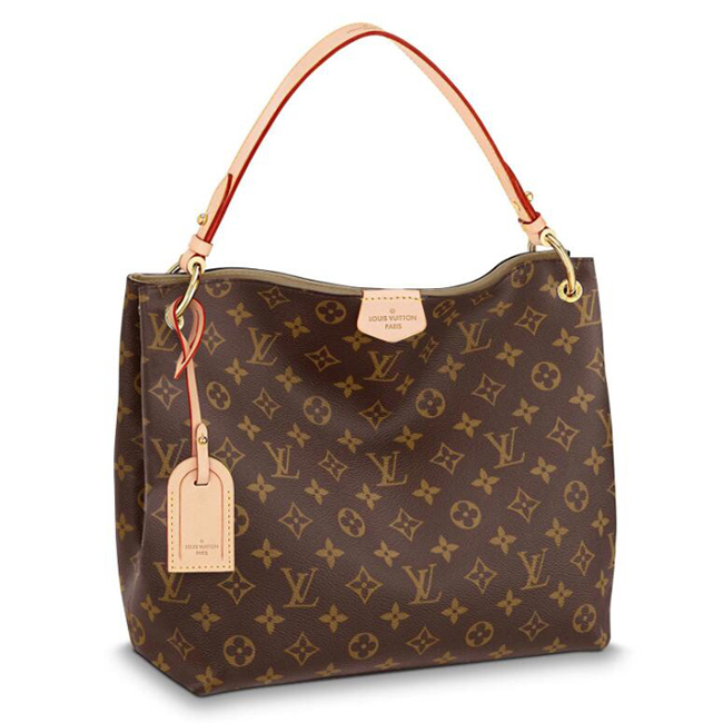 Louis Vuitton Graceful PM M43701 Monogram Canvas Beige