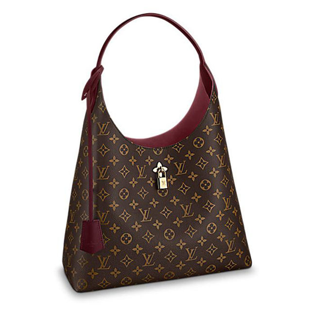 Louis Vuitton Monogram Canvas Flower Hobo M43547