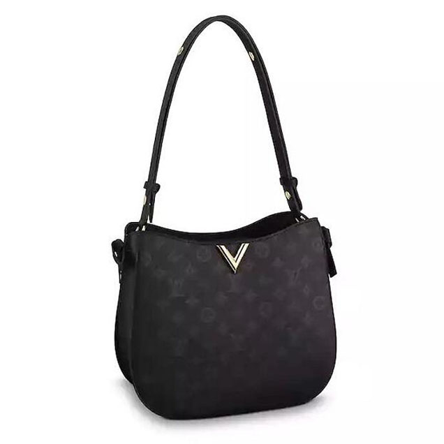 Louis Vuitton Monogram Empreinte Leather Very Hobo M53346