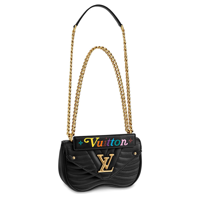 Louis Vuitton New Wave Chain Bag PM Quilted Calfskin Leather Fall Winter 2018 Collection M51683 Deep Black Noir