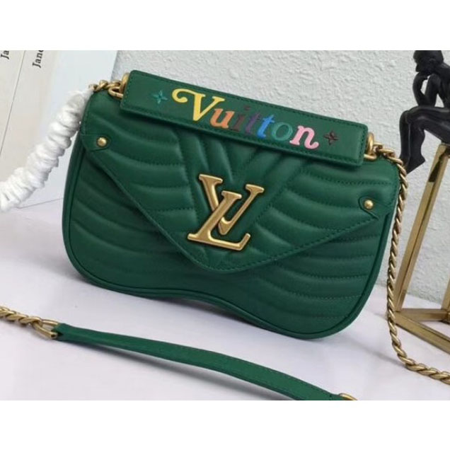 Louis Vuitton New Wave Chain Bag MM Green 2018