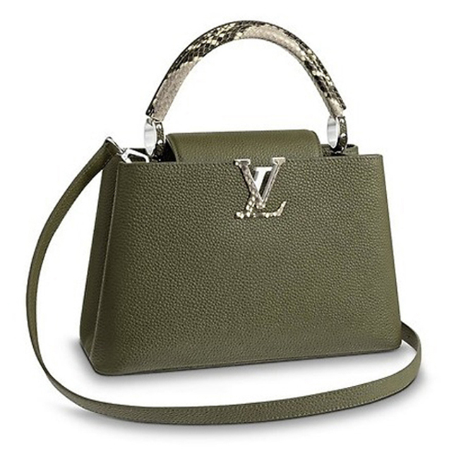 Louis Vuitton Capucines PM N93799 Taurillon Leather