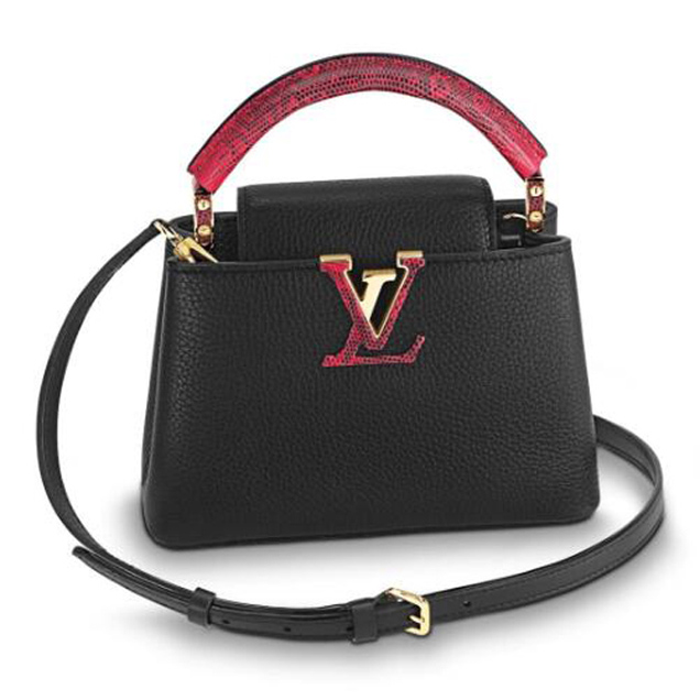 Louis Vuitton Capucines Mini N94048 Taurillon Leather Black