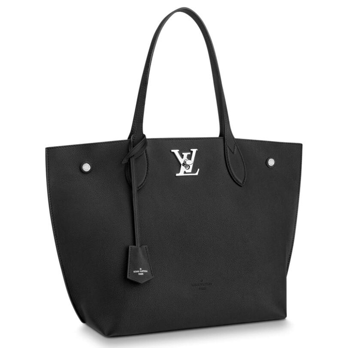 Louis Vuitton Lockme Go M55028 Soft Calfskin Black